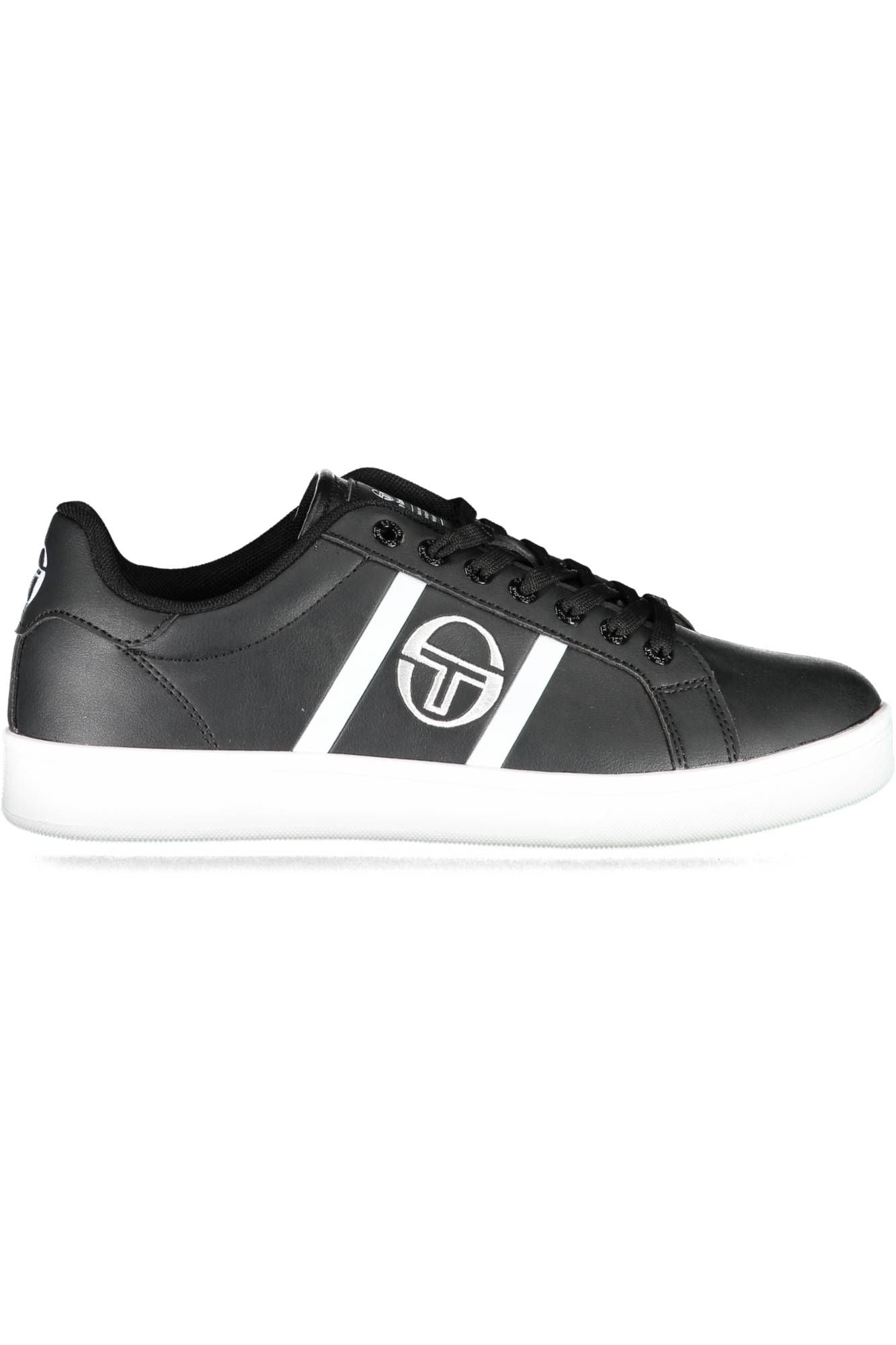 Black Polyester Men Sneaker