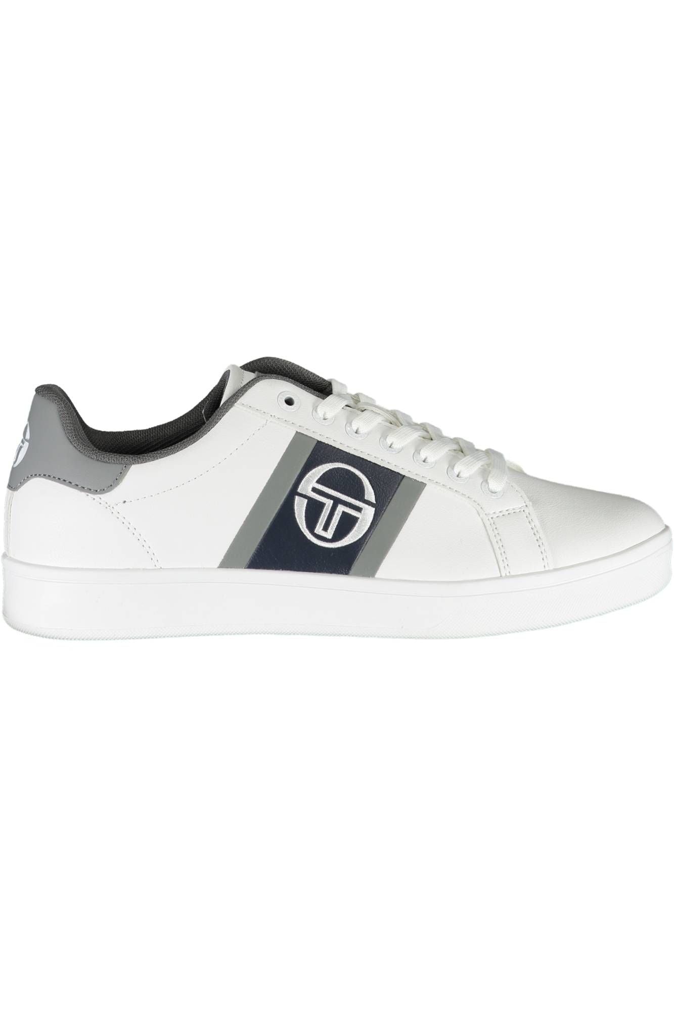 White Polyester Men Sneaker