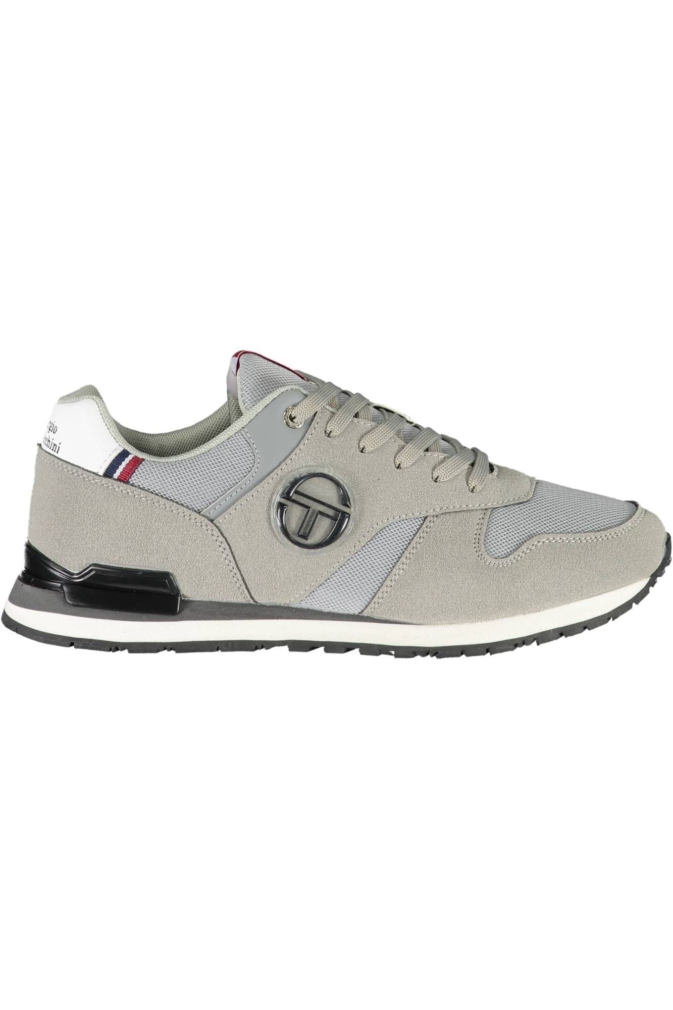Gray Polyester Men Sneaker
