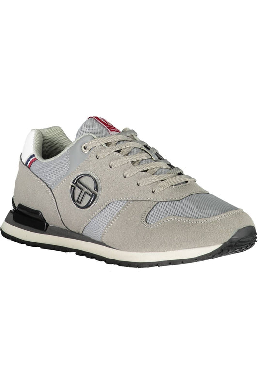 Gray Polyester Men Sneaker