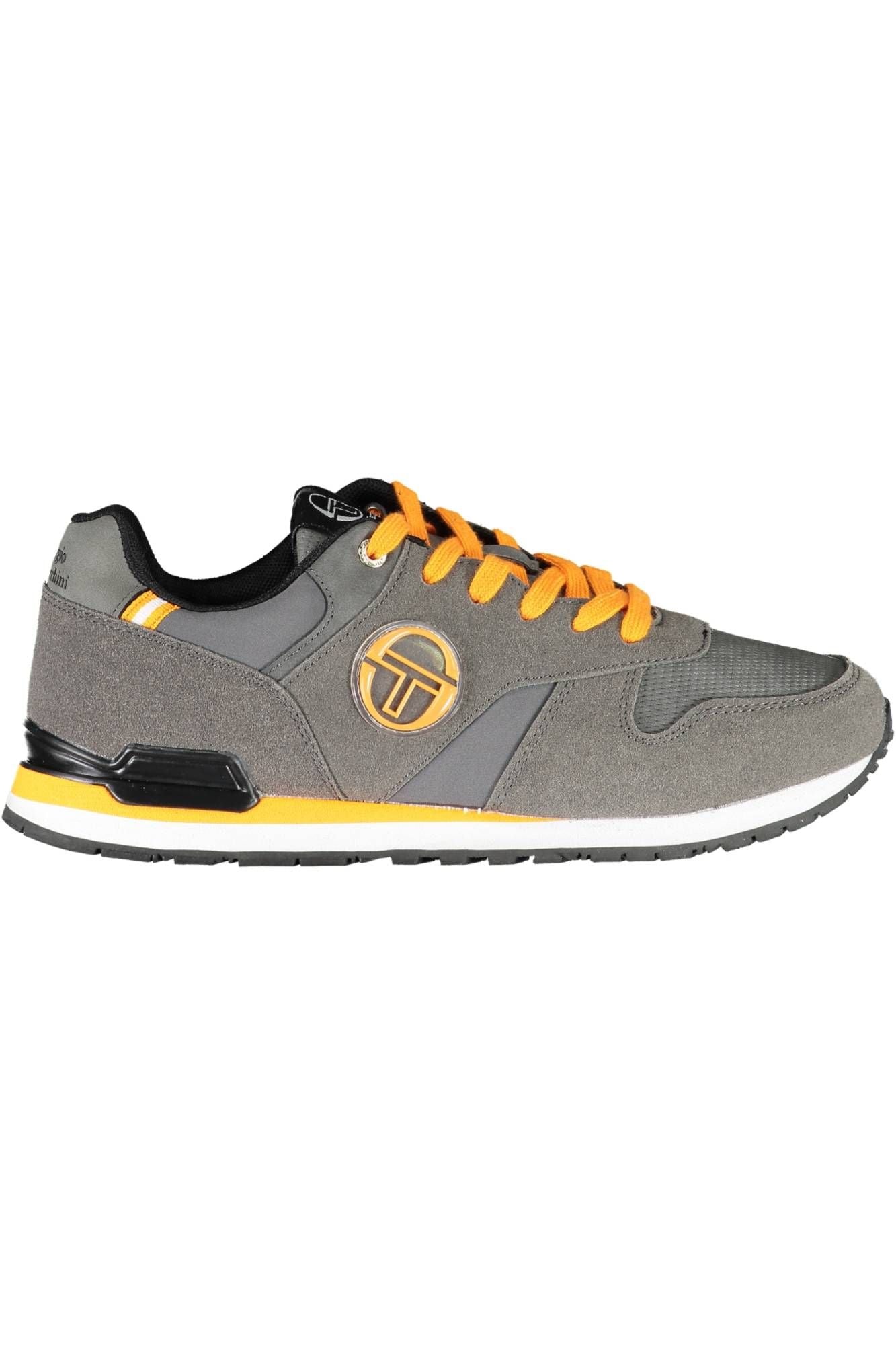 Gray Polyester Men Sneaker