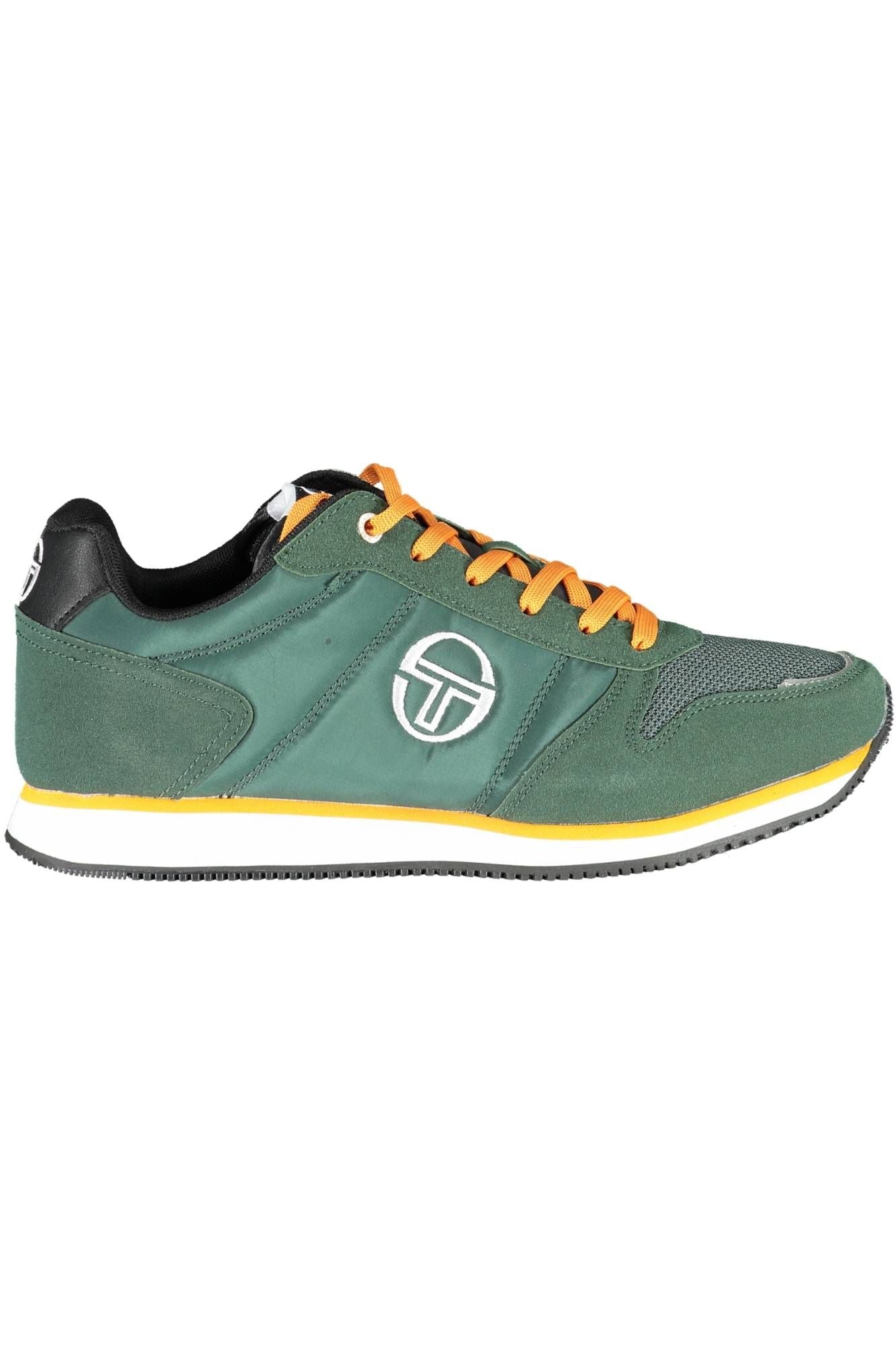 Green Polyester Men Sneaker