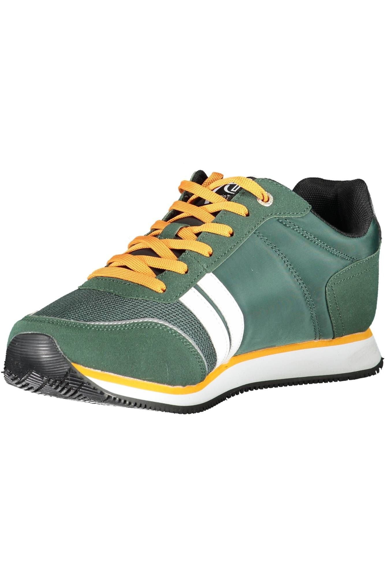 Green Polyester Men Sneaker