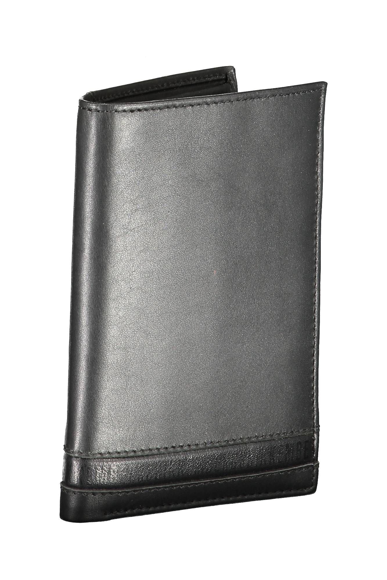Black Leather Men Wallet