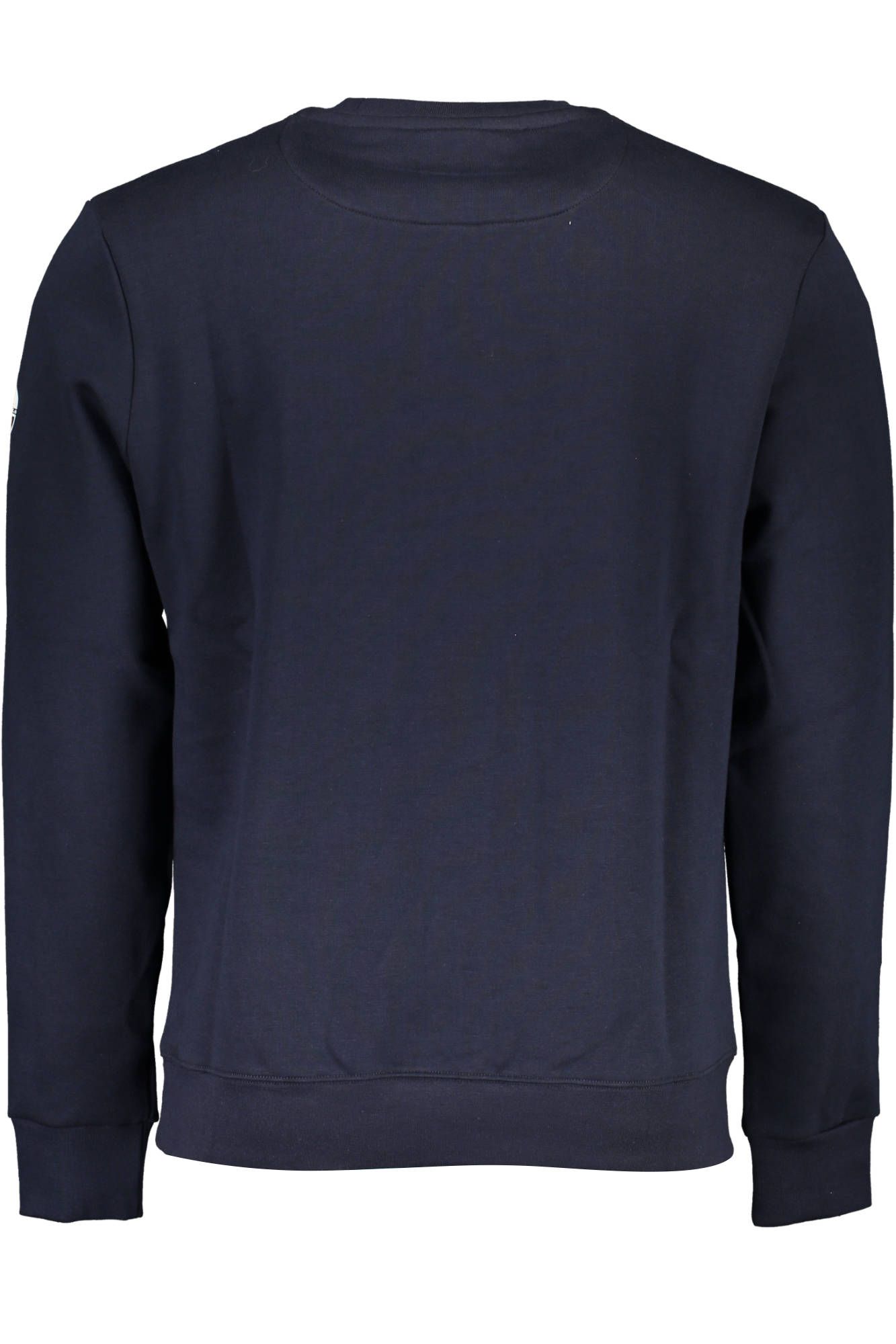 Blue Cotton Men Sweater