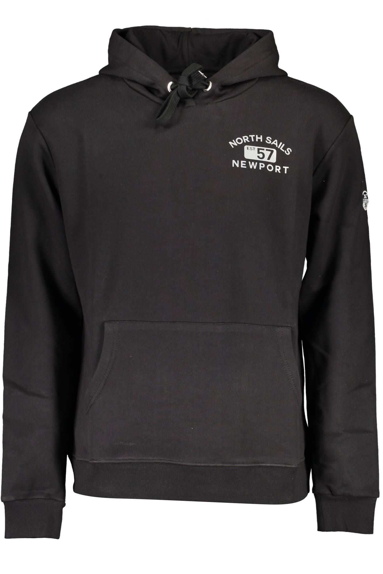 Black Cotton Men Sweater