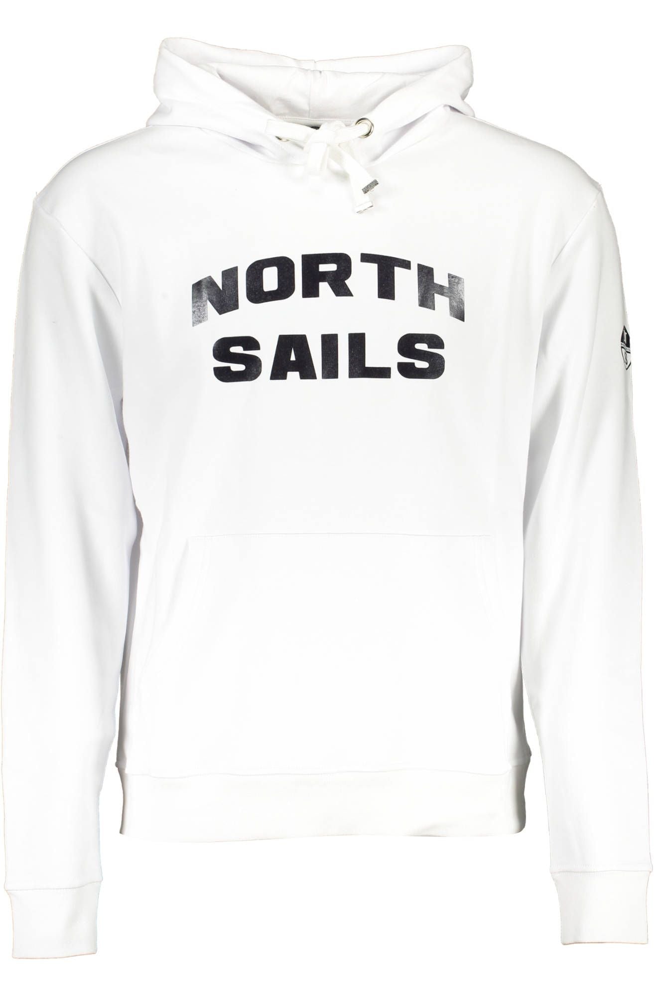 White Cotton Men Sweatshirt