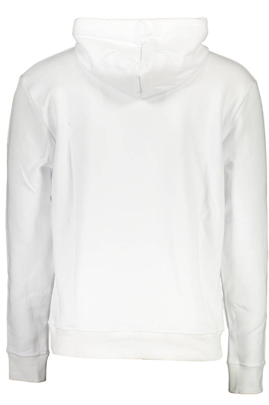 White Cotton Men Sweatshirt