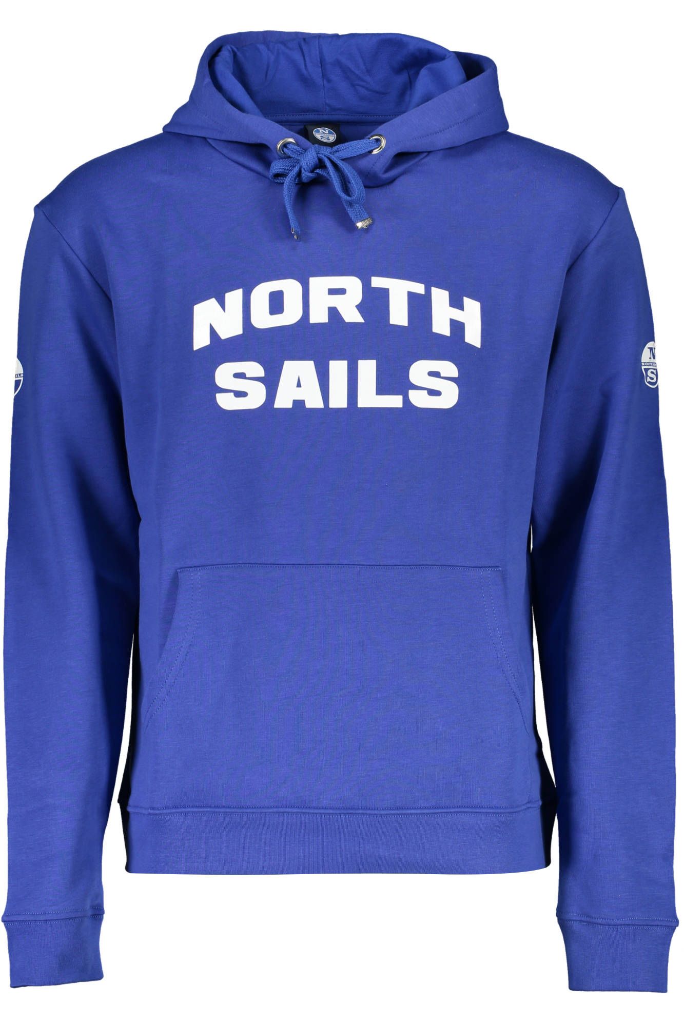 Blue Cotton Men Sweater