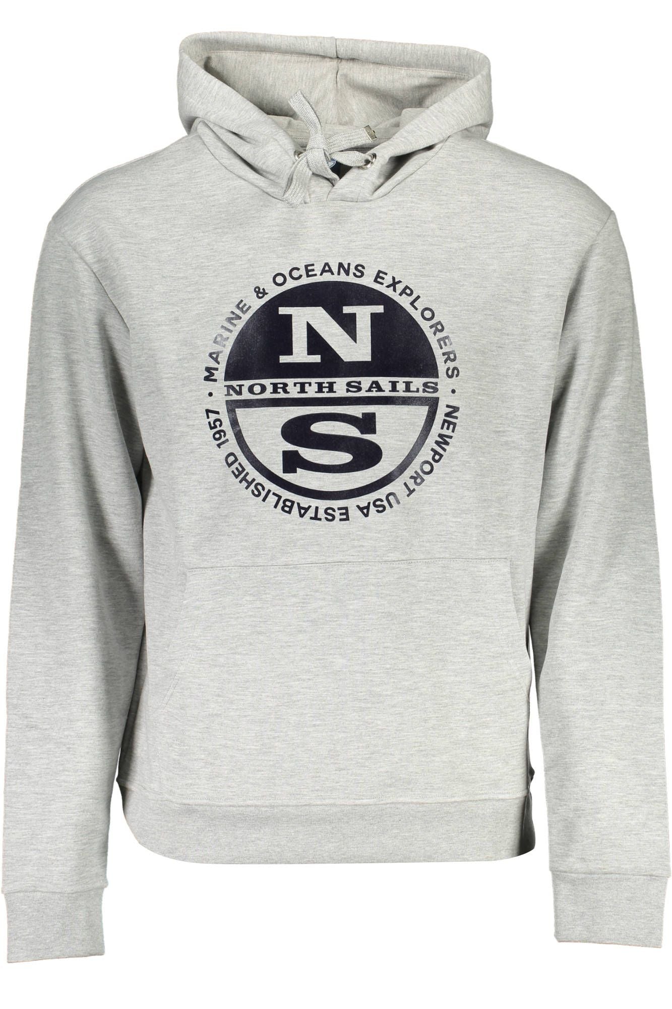 Gray Cotton Men Sweater