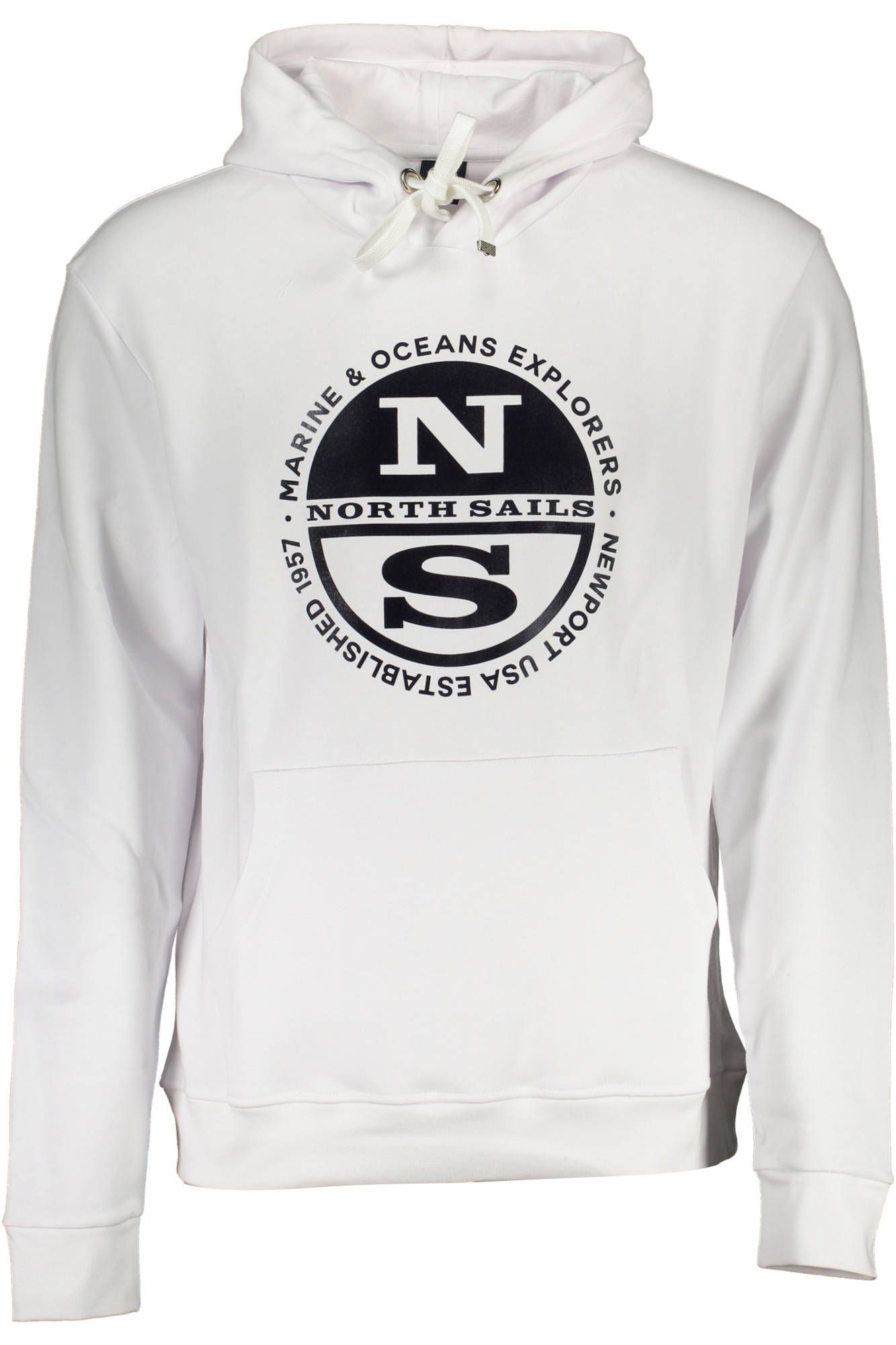 White Cotton Men Sweater