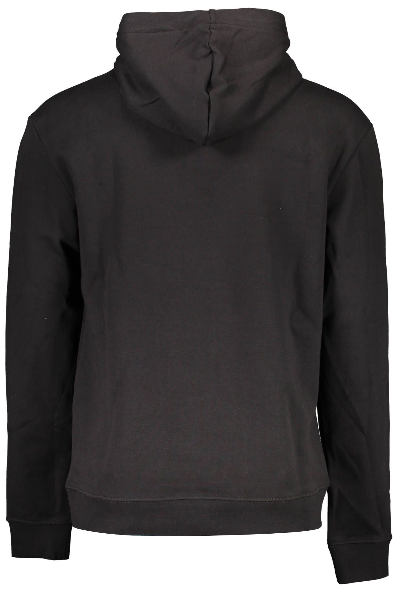 Black Cotton Men Sweater