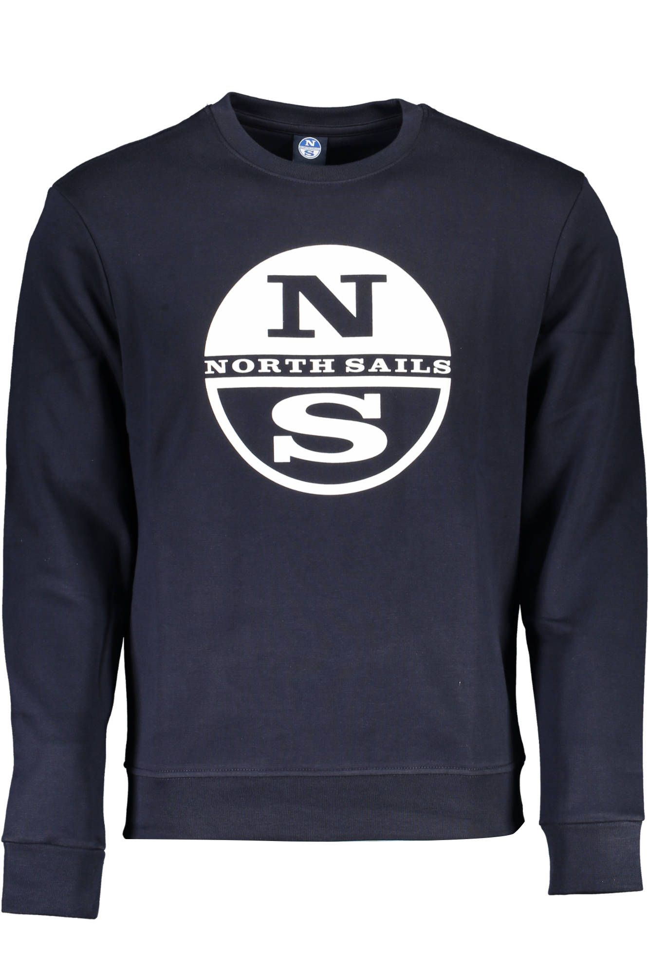 Blue Cotton Men Sweater