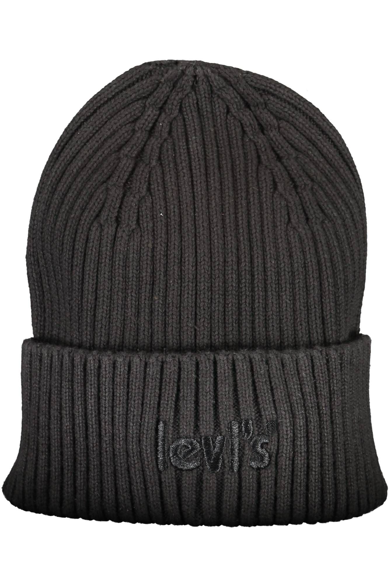 Black Cotton Men Cap