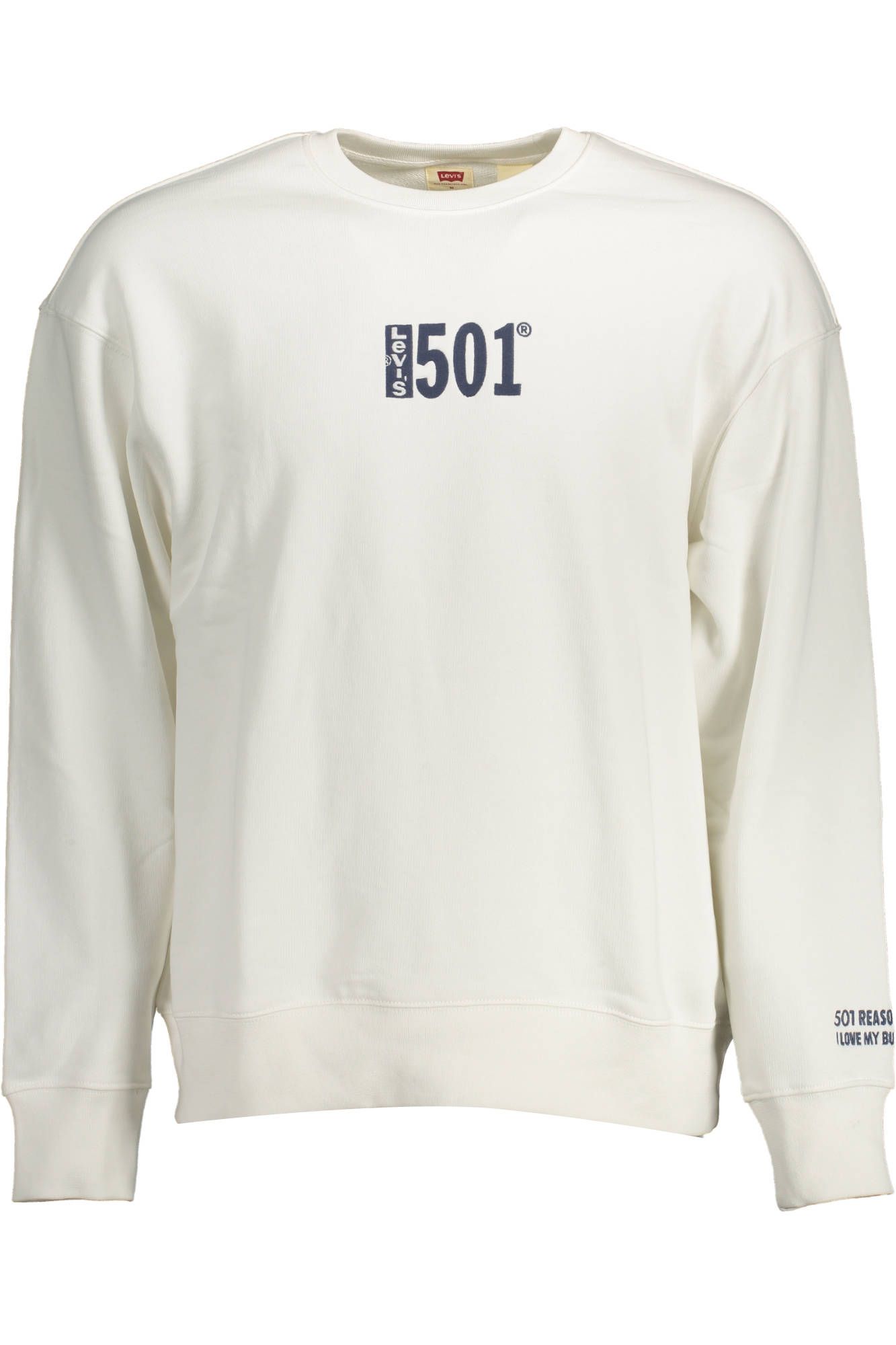 White Cotton Men Sweater