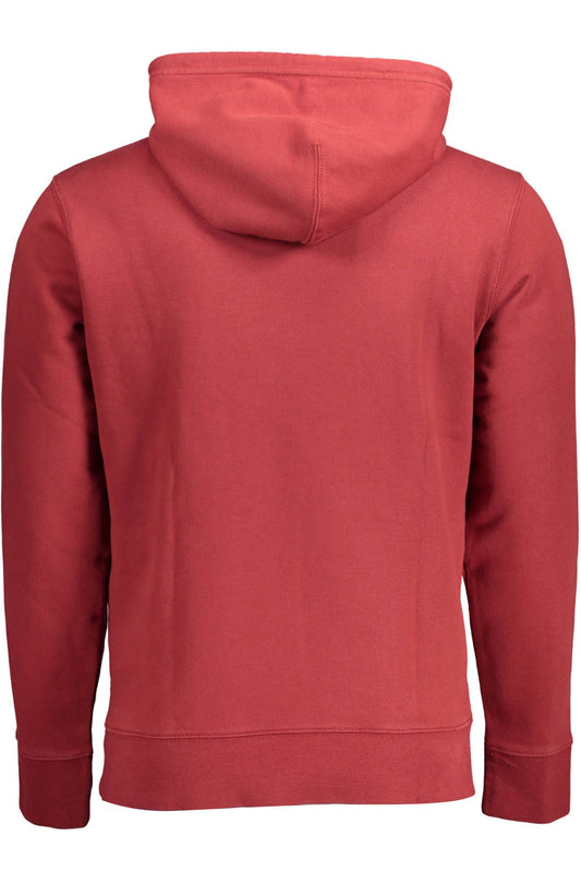 Red Cotton Men Sweater