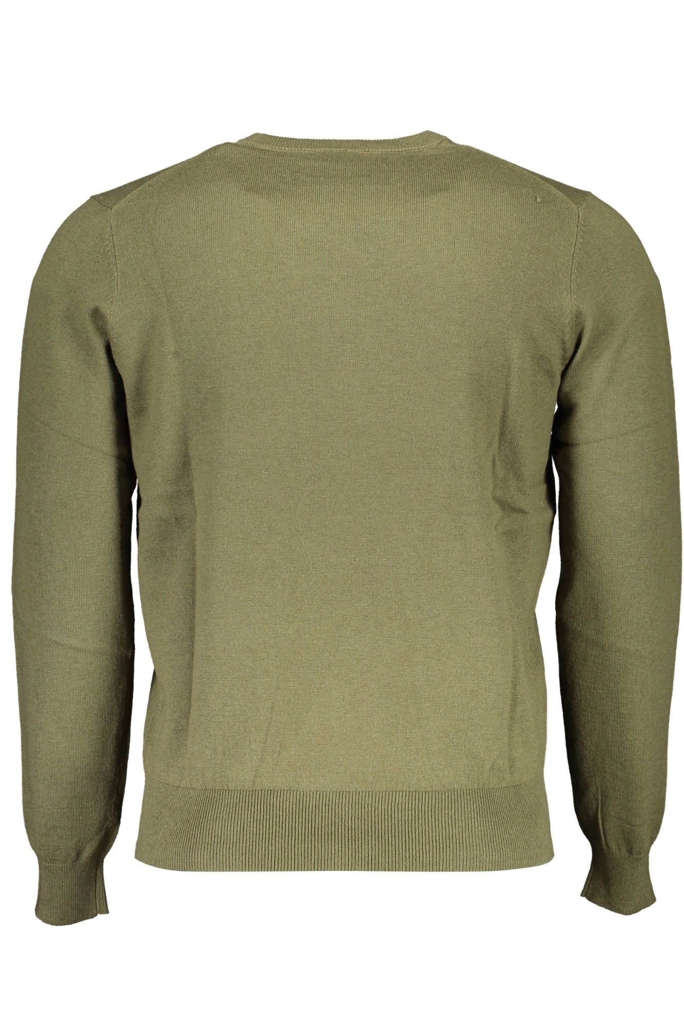 Green Cotton Men Shirt