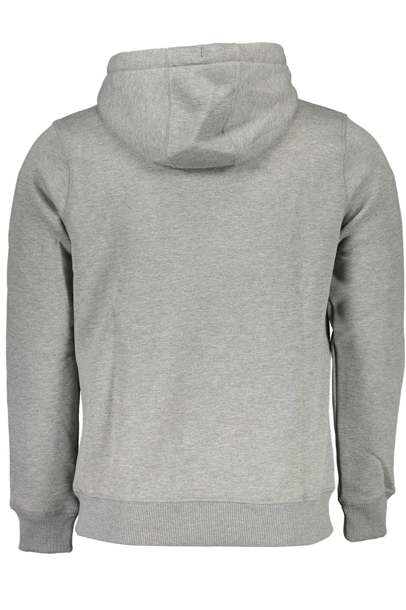 Gray Cotton Men Sweater