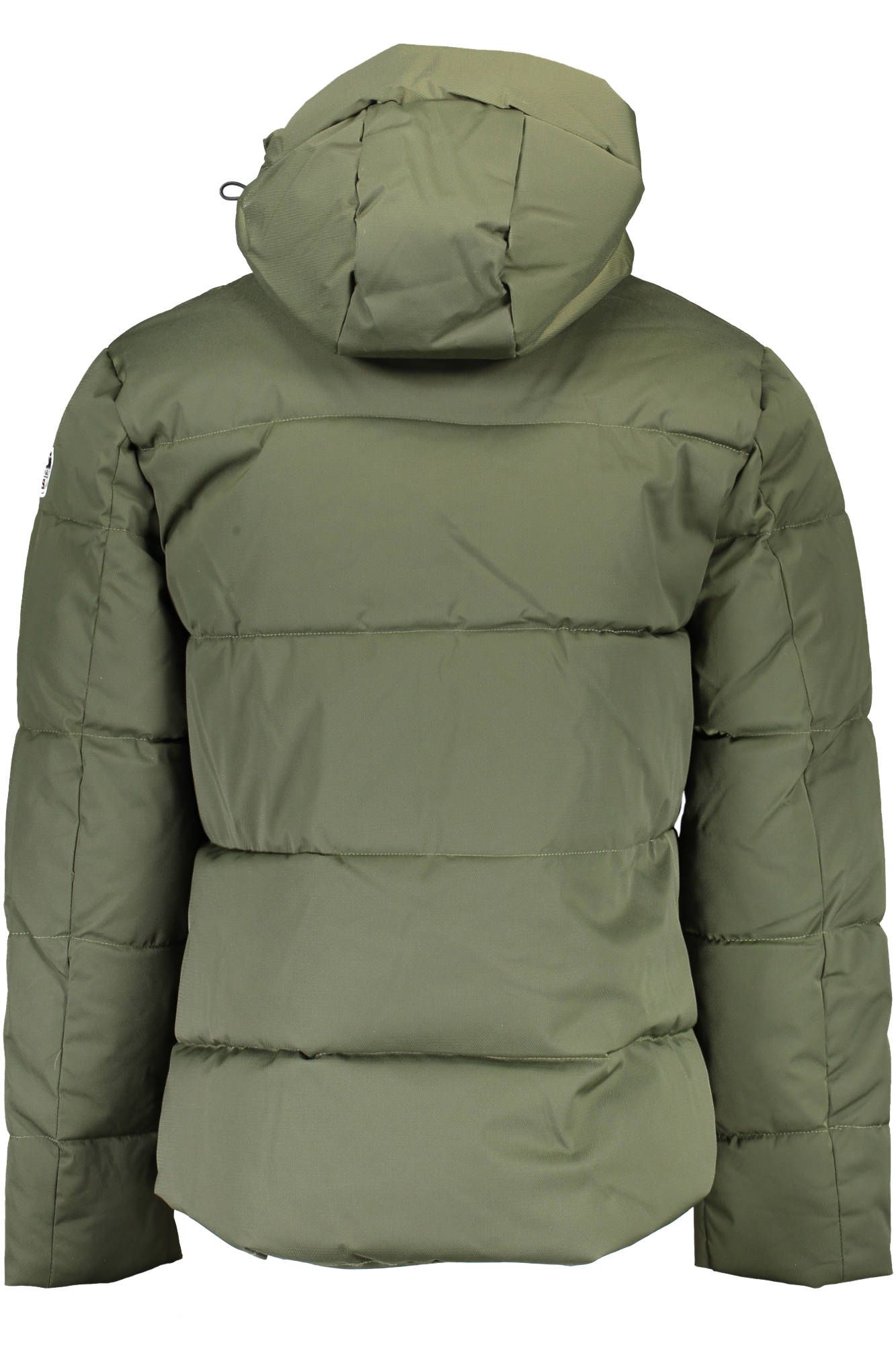 Green Polyester Men Jacket