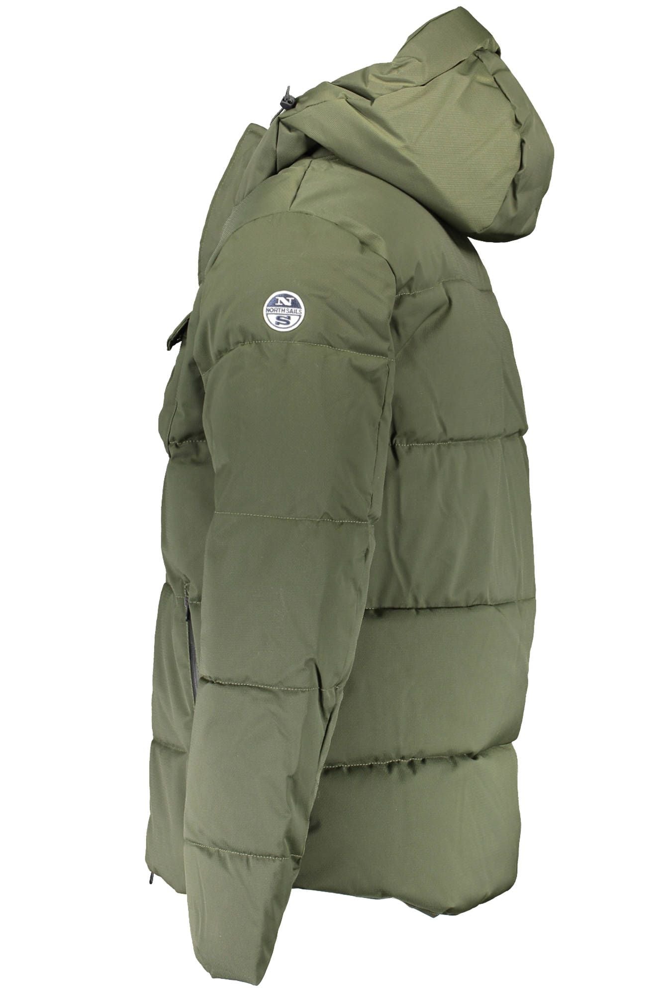 Green Polyester Men Jacket