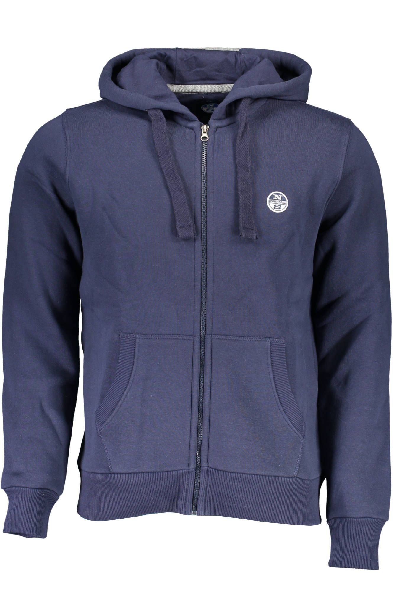 Blue Cotton Men Sweater