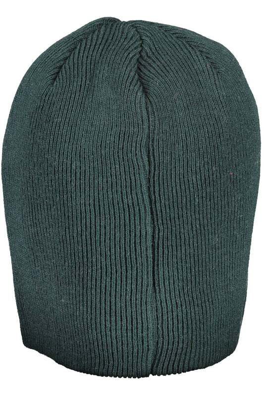 Green Cotton Men Cap