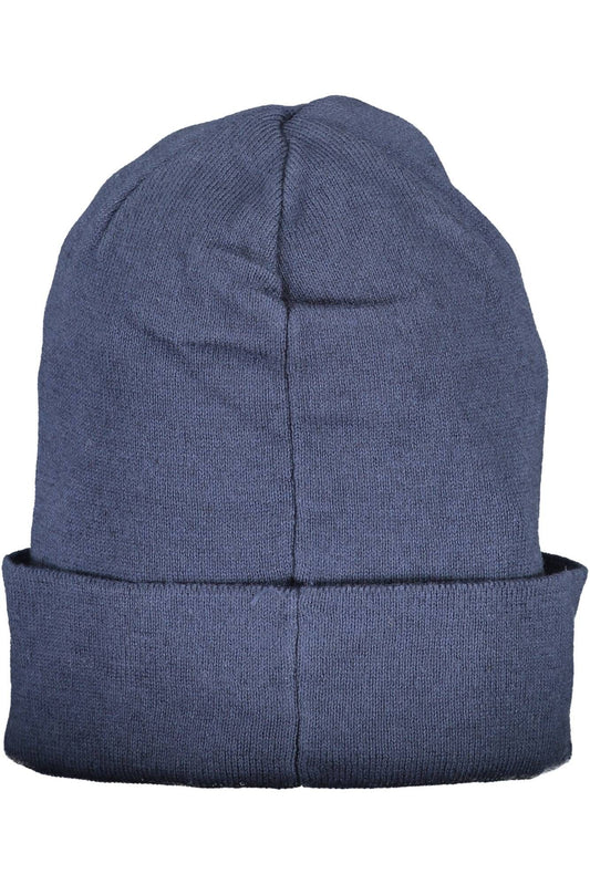 Blue Cotton Men Cap