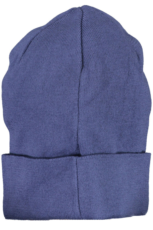 Blue Cotton Men Cap