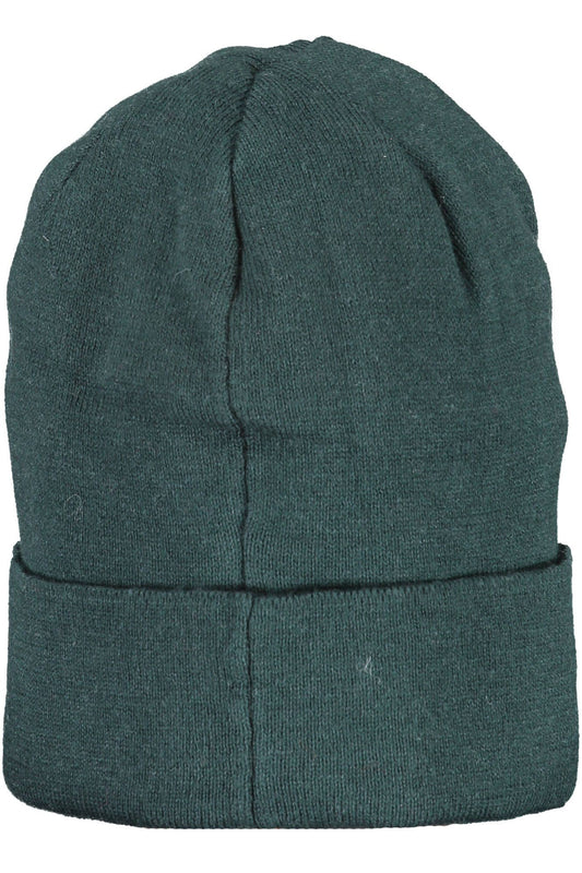 Green Cotton Men Hat