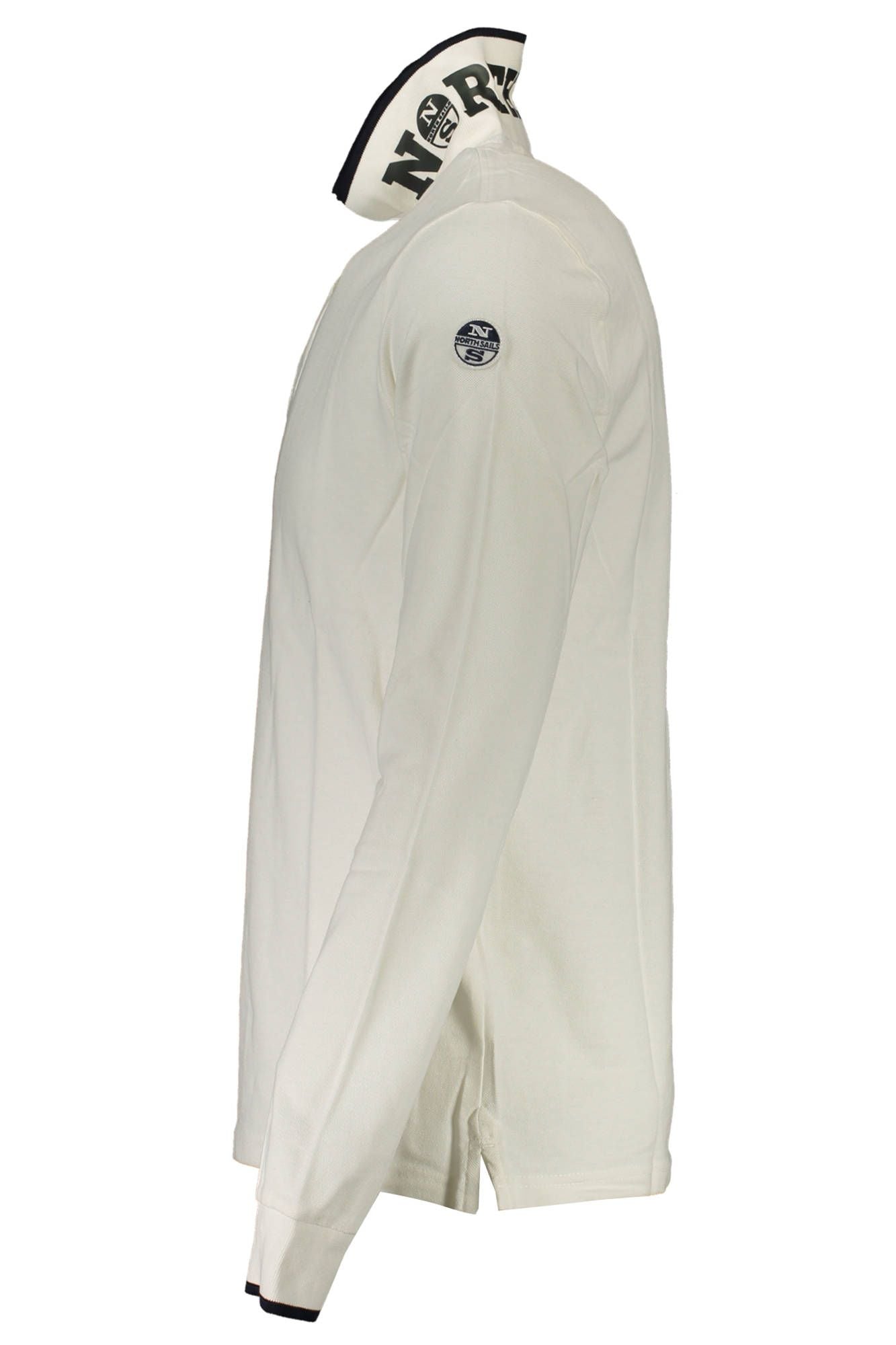 White Cotton Men Polo Shirt