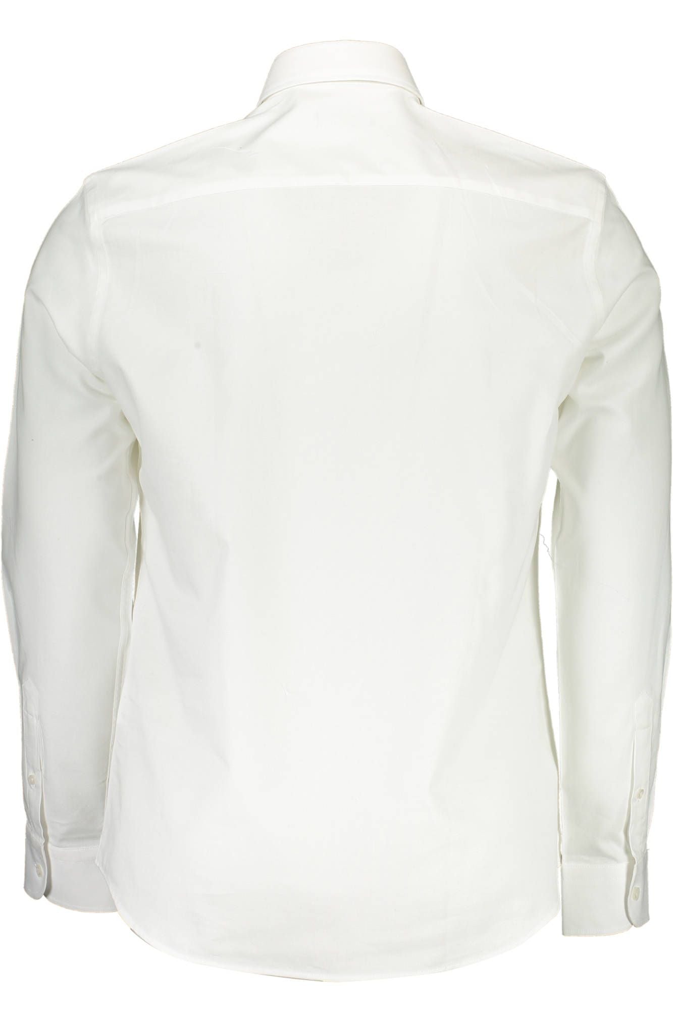 White Cotton Men Shirt