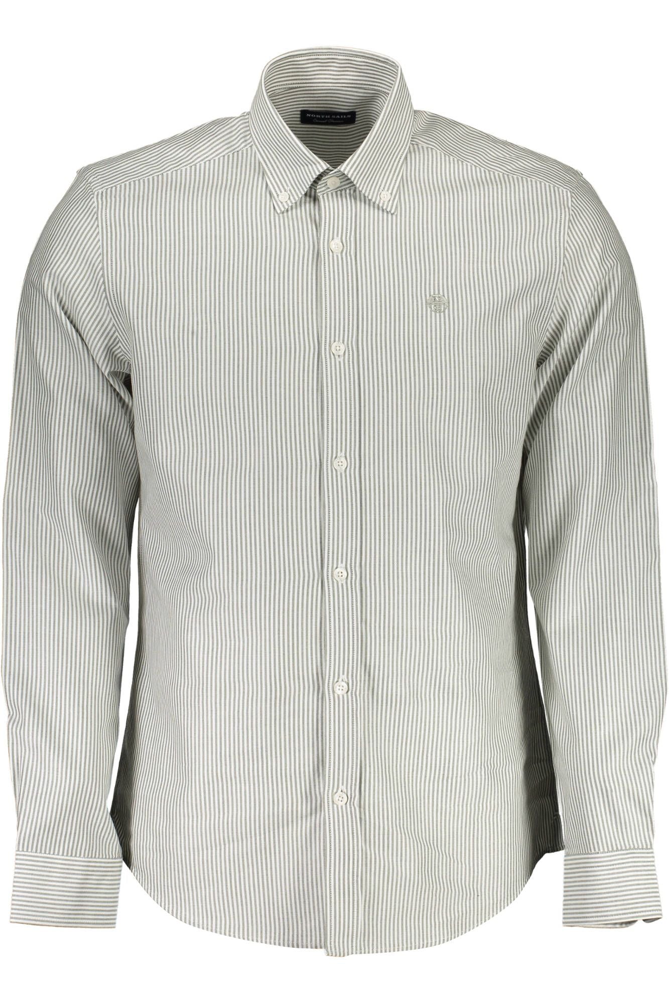 Gray Cotton Men Shirt