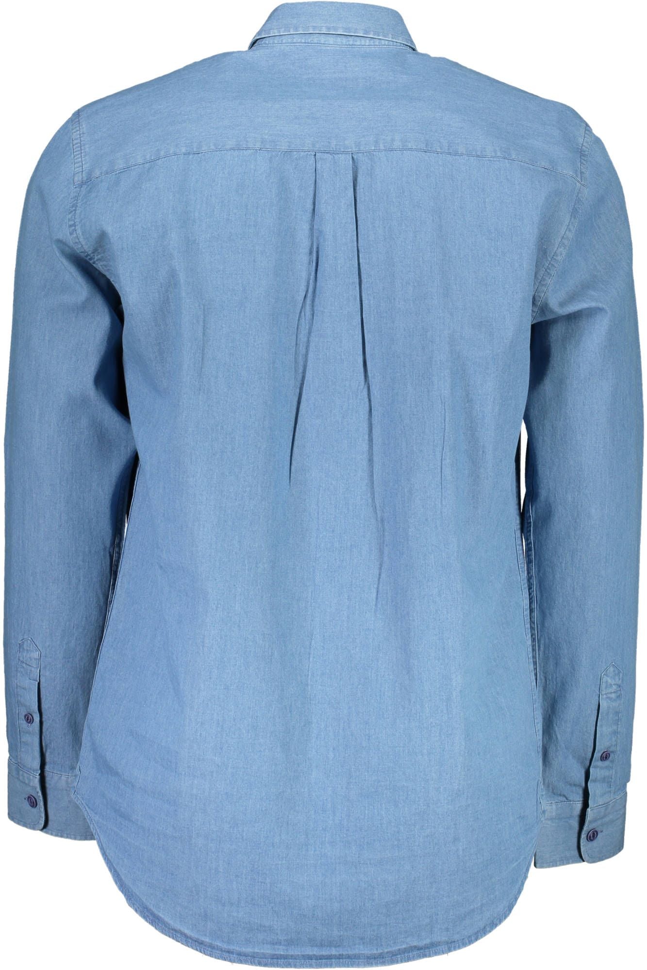 Light Blue Cotton Men Shirt