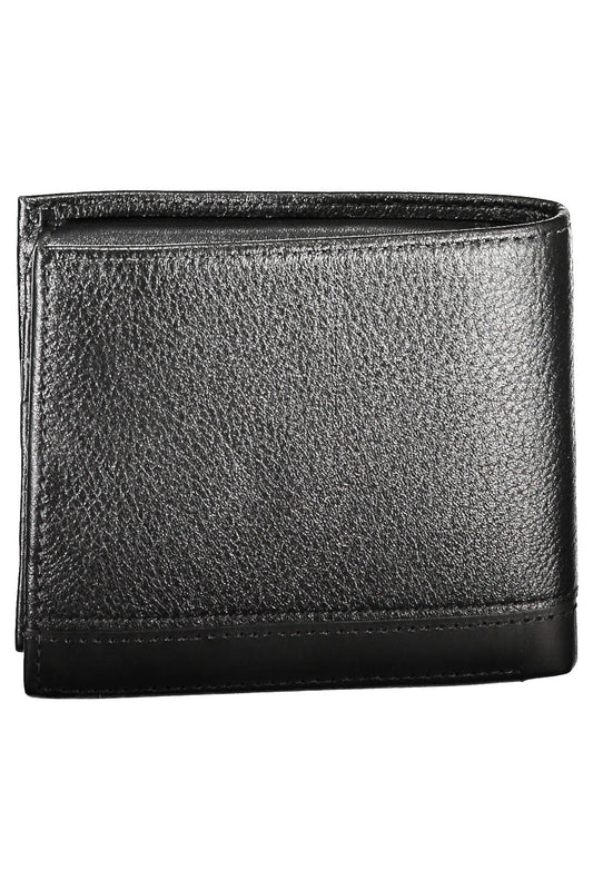 Black Leather Men Wallet