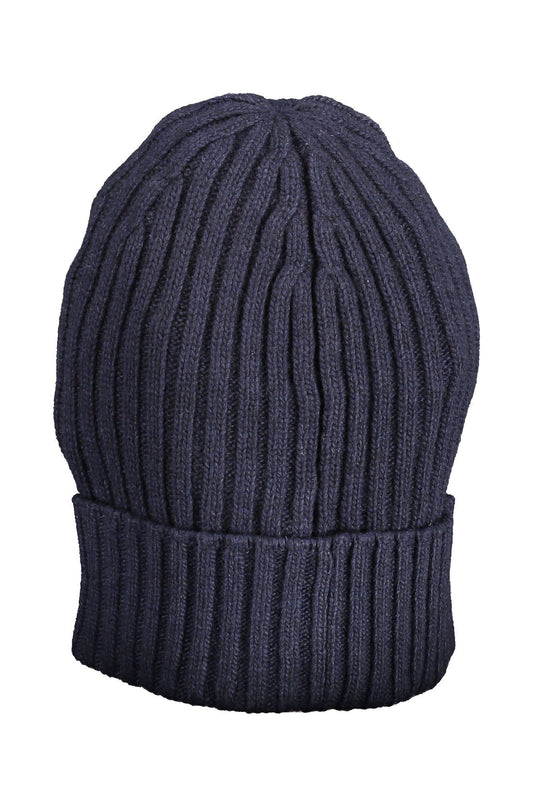 Blue Wool Men Cap