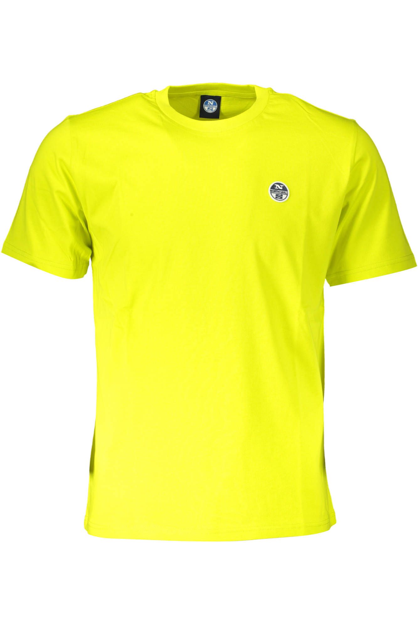 Yellow Cotton Men TShirt