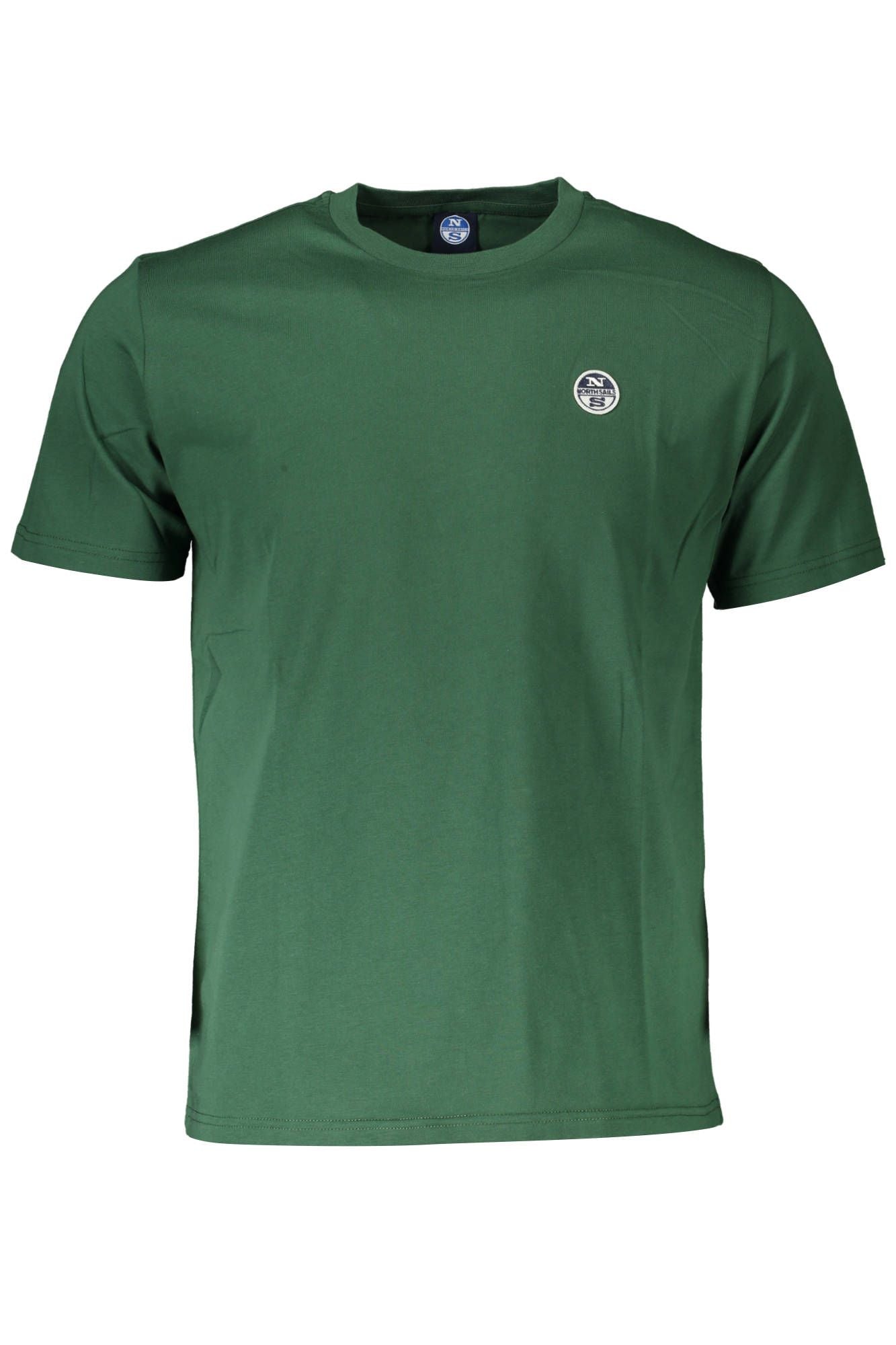 Green Cotton Men TShirt