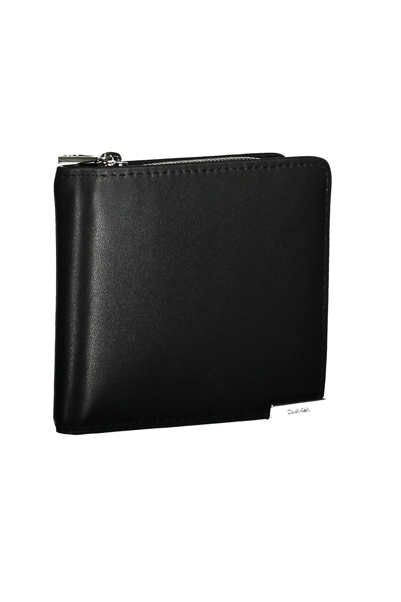 Black Polyurethane Men Wallet
