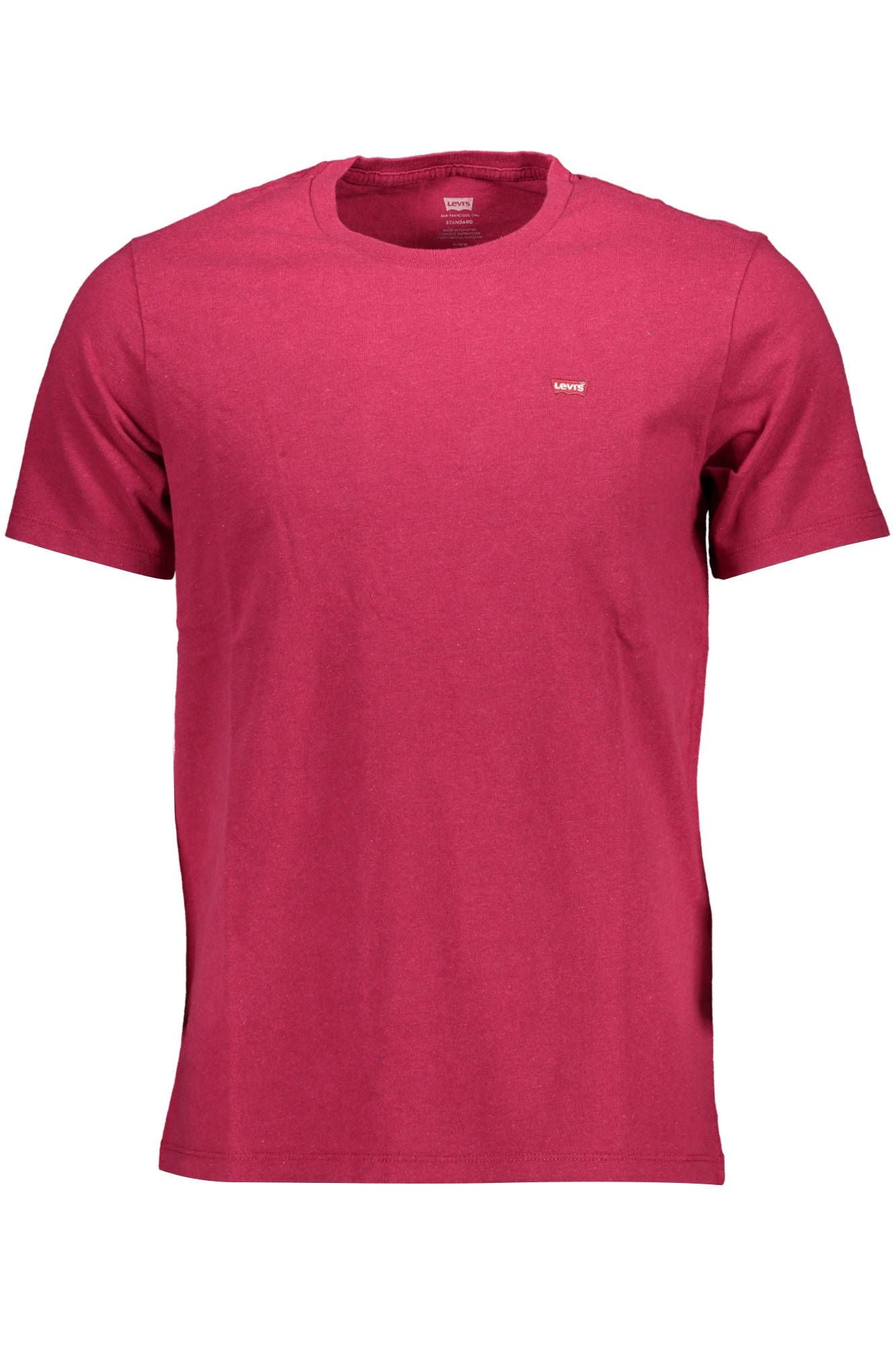 Red Cotton Men T-Shirt