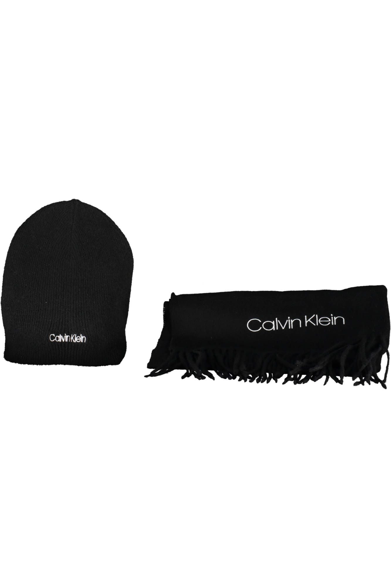 Black Polyester Men Scarf