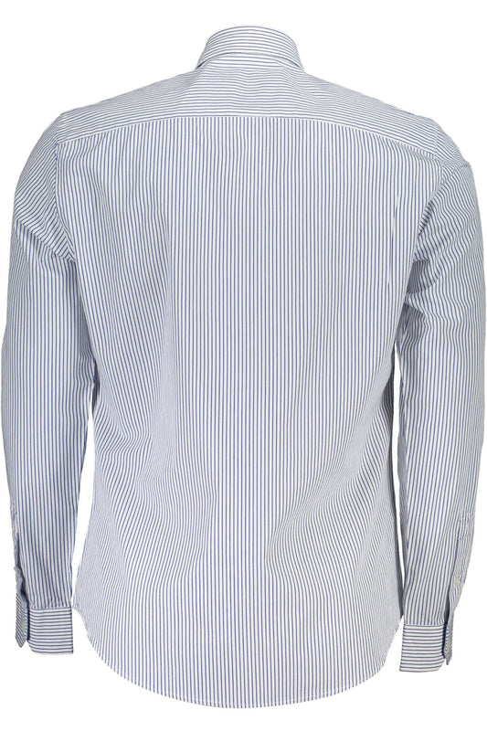 White Cotton Men Shirt