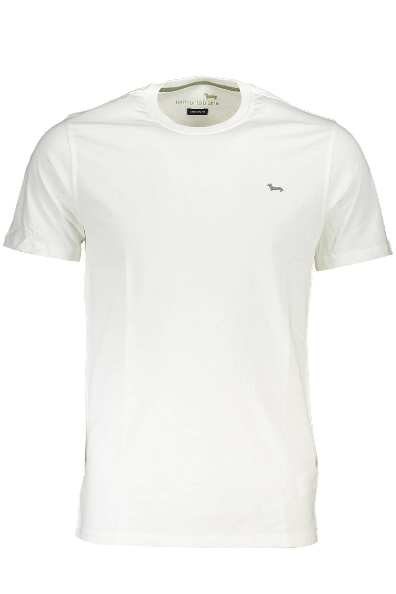 White Cotton Men T-Shirt