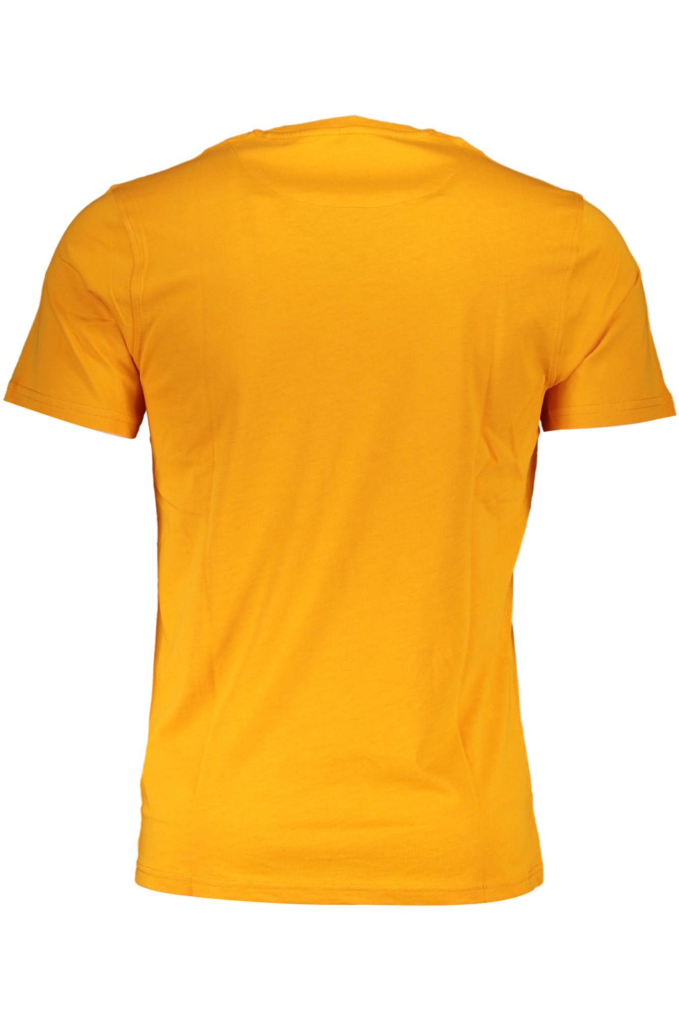 Orange Cotton Men T-Shirt