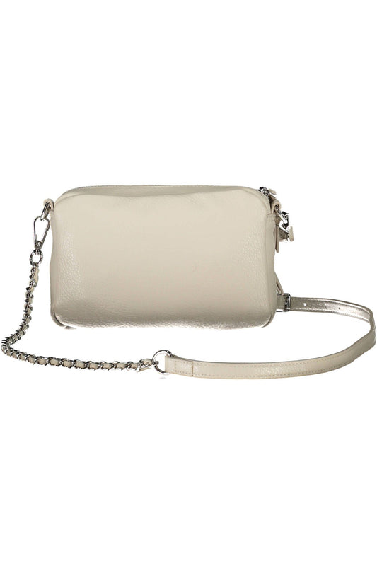 White Polyurethane Women Handbag