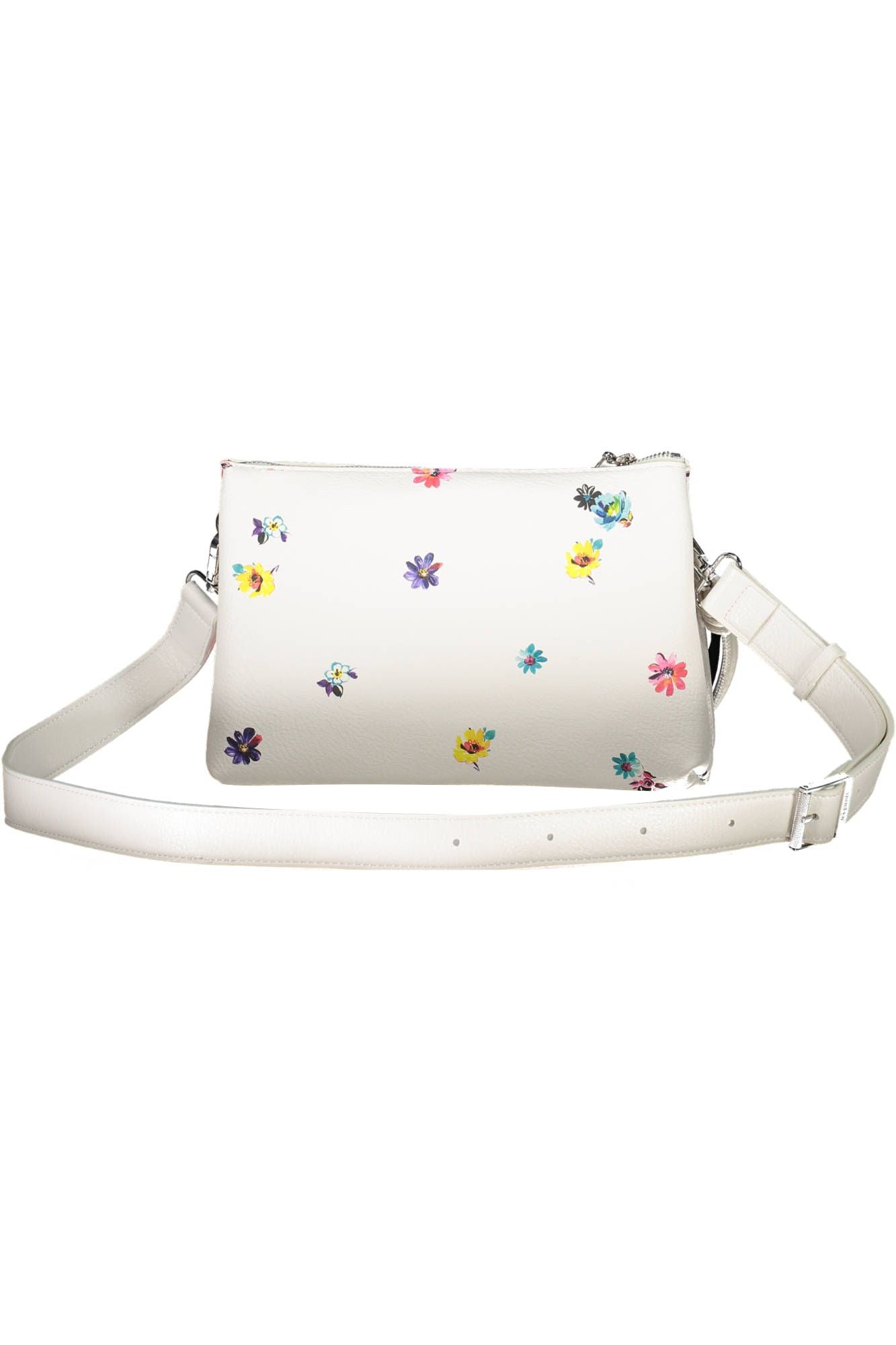 White Polyurethane Women Handbag