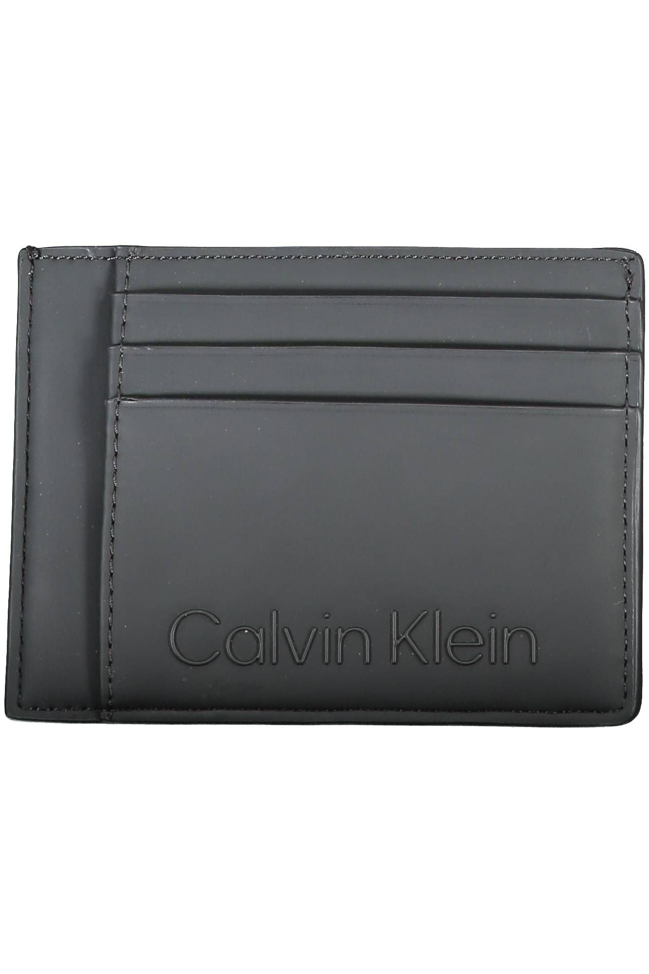 Black Polyester Men Cardholder