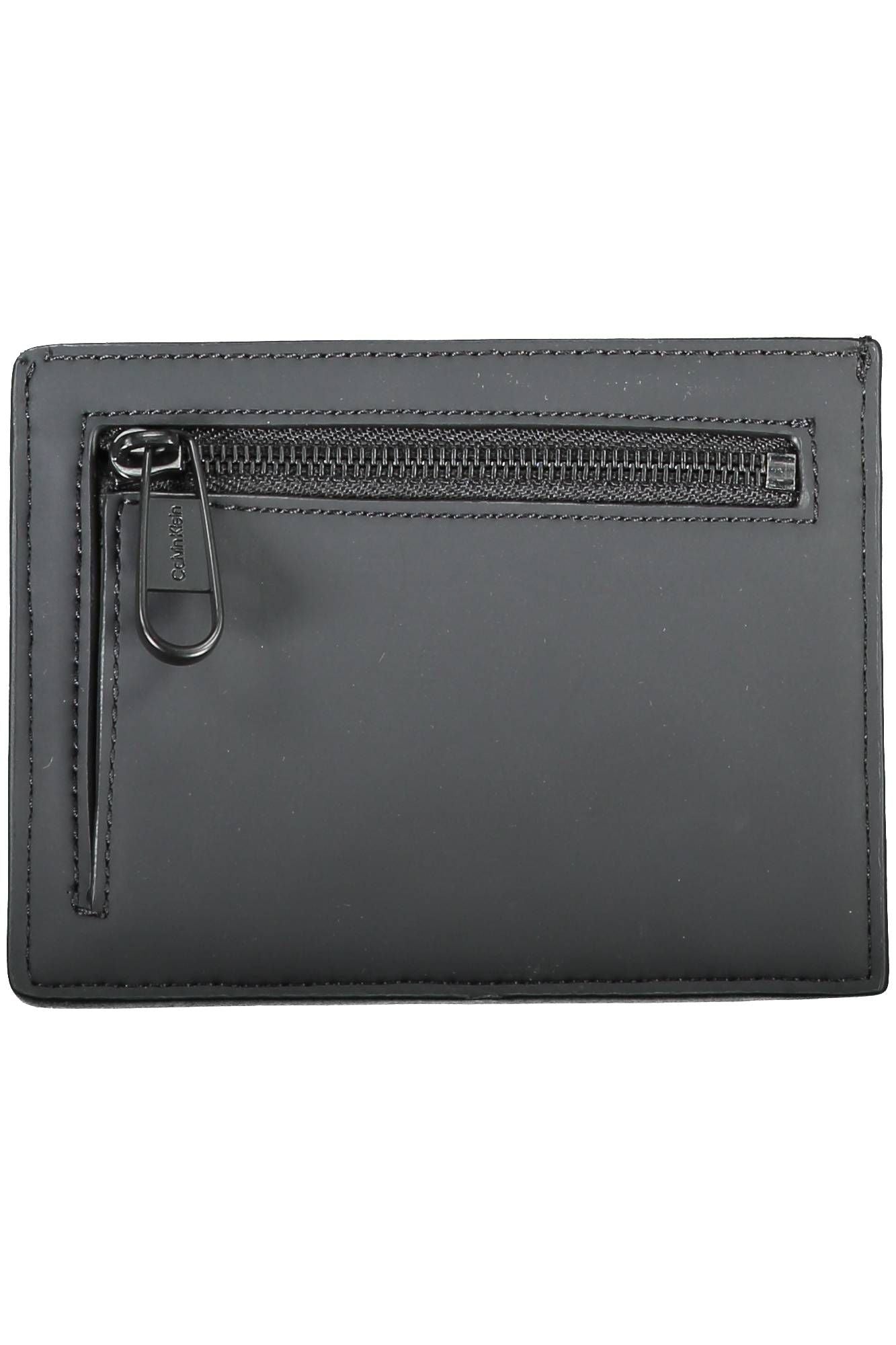 Black Polyester Men Cardholder