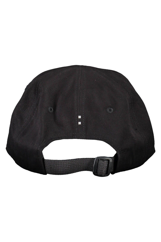 Black Cotton Men Cap