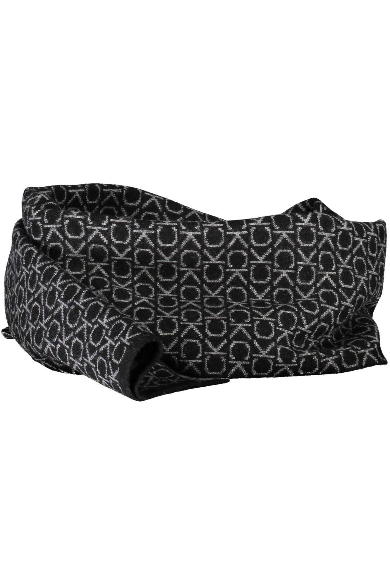Black Wool Men Scarf