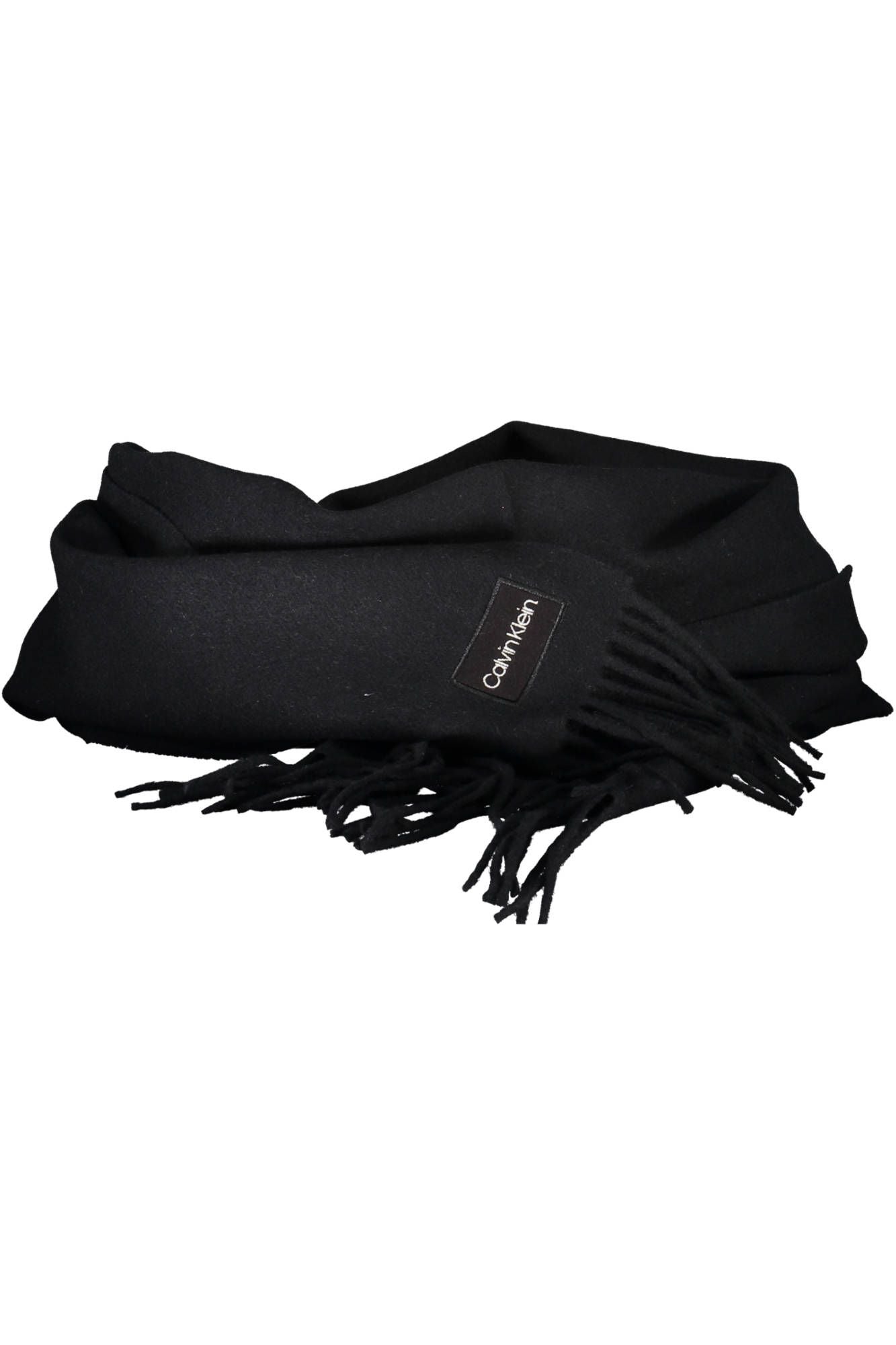 Black Wool Men Scarf